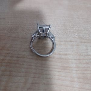 .925 sterling silver cubic zirconia ring